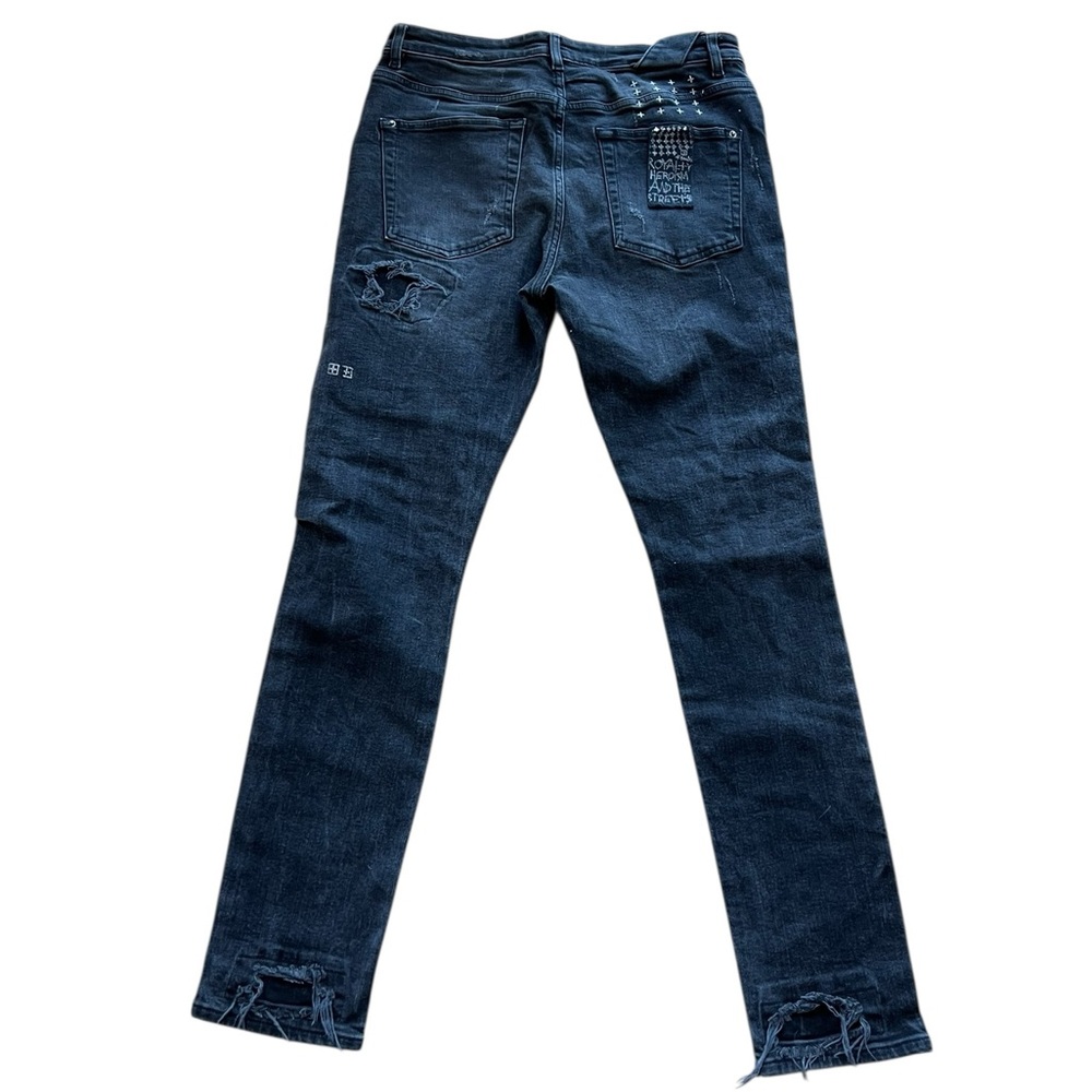 KSUBI Distressed Skinny Jean size 34